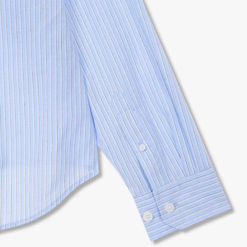 STUDIO TOMBOY Stripe Flare Shirt Blouse 9176221984