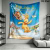 Felix Zirkus (2) Wandteppich Ästhetisches Wandbehang Gedruckter Stoffdecke Dekorative Wandteppiche für Schlafzimmer Wohnzimmer Heimdekoration
