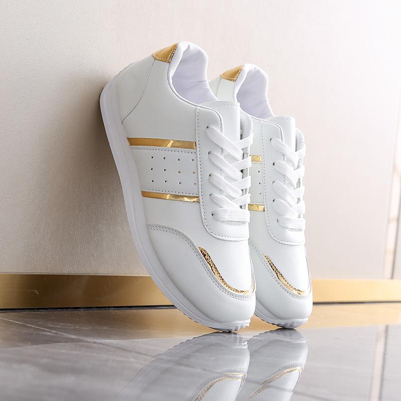 

2025 Big Size Sports Casual Shoes Spring and Summer New Casual Shoes Strap Sports Women Small White Shoes Board Shoes 35 білий