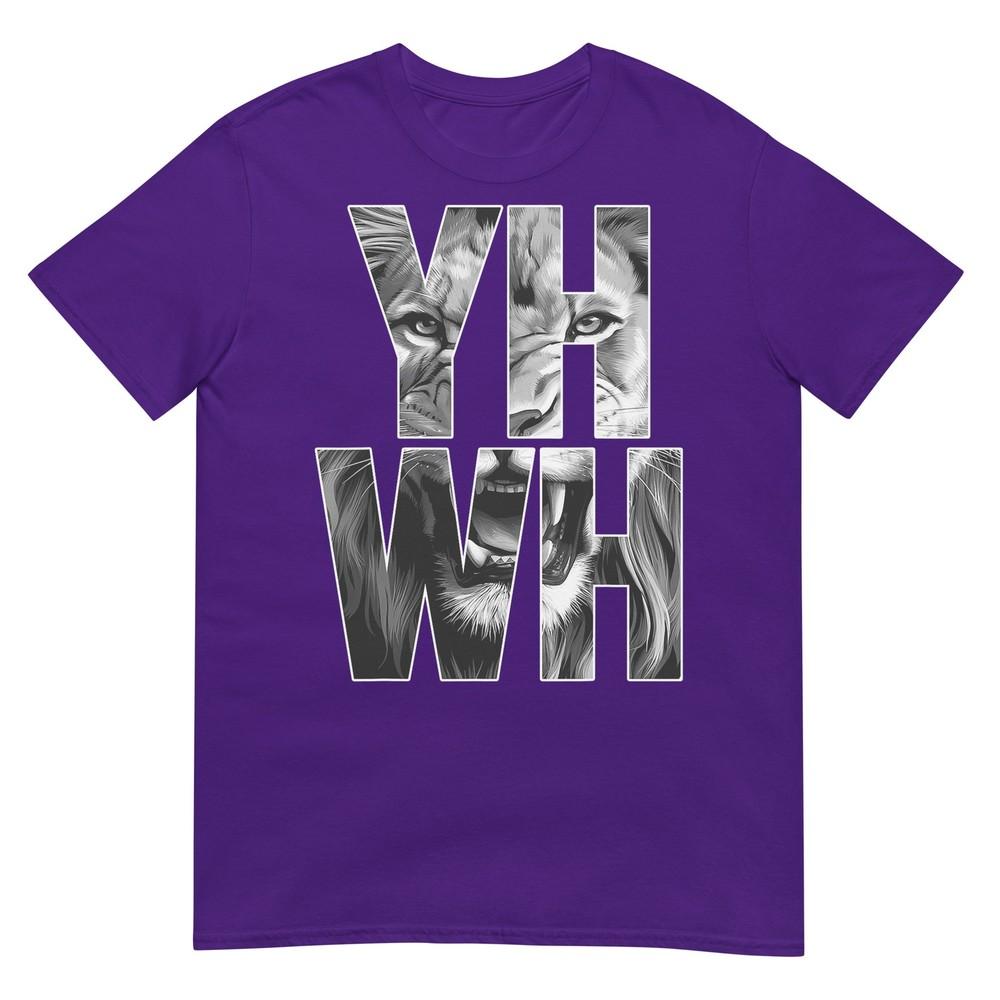 Yhwh Lion Of Judah Yahweh In Hebrew Jesus Christian Tshirt