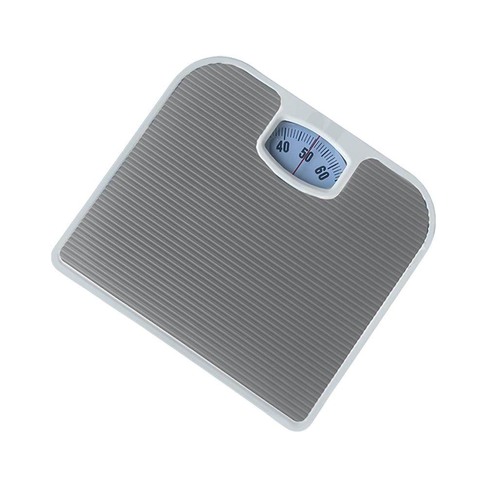 

Портативні механічні ваги Нековзкий килимок Ваги для тіла Механічні циферблатні ваги Ваги для ванної кімнати Ручні пружинні ваги Інструменти для зважування тіла сірий