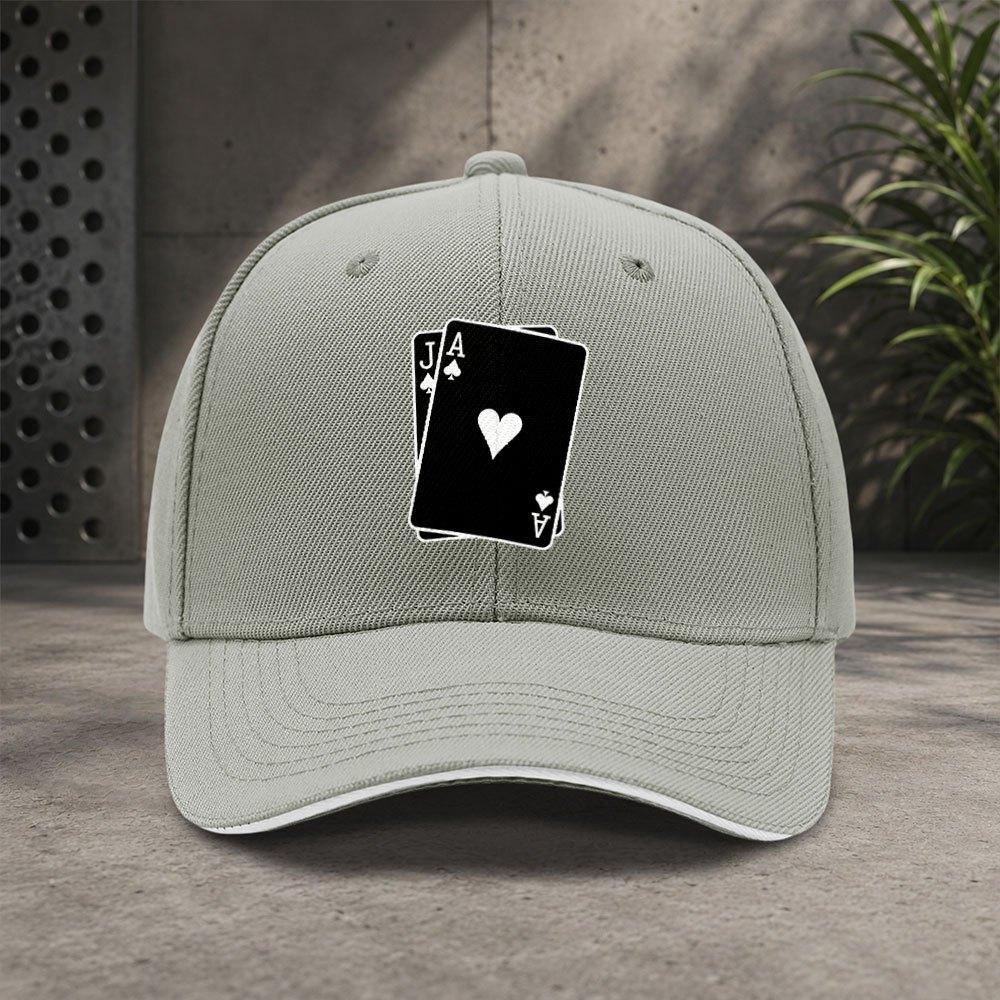 Ace of Spades  Hearts Baseball Cap  Adjustable Duckbill Hat for Unisex  Women Lightweight Unisex Casual Gift