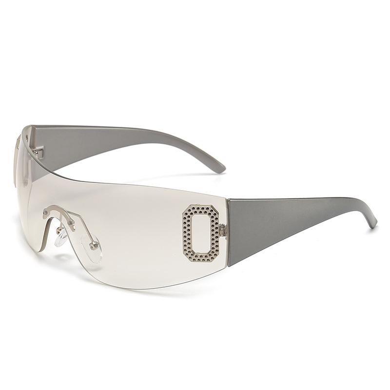 

New Fashion Sunglasses Women Y2K Sports Punk Goggle Luxury Designer Sun Glasses Men Brand Shades Eyewear UV400 Oculos De Sol As shown in the figu