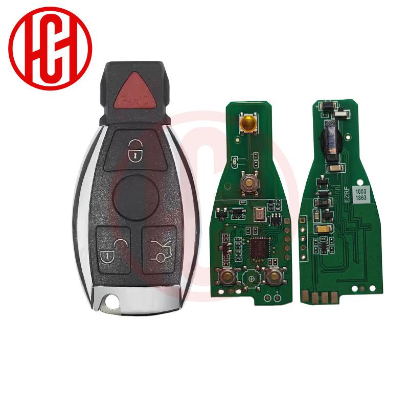 2 Battery 315/433MHZ NEC Chip Remote Car Key For Mercedes Benz C E S Class CLS W204 W202 W212 W211 W203 W205 3/4 Buttons