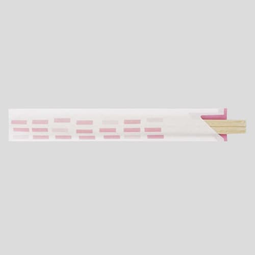 Yamato Bussan Love Green Genroku Chopsticks, 100 Pairs In a Bag, 1.2cm Wide X 20cm Long, Commercial Use, Product Number 20056