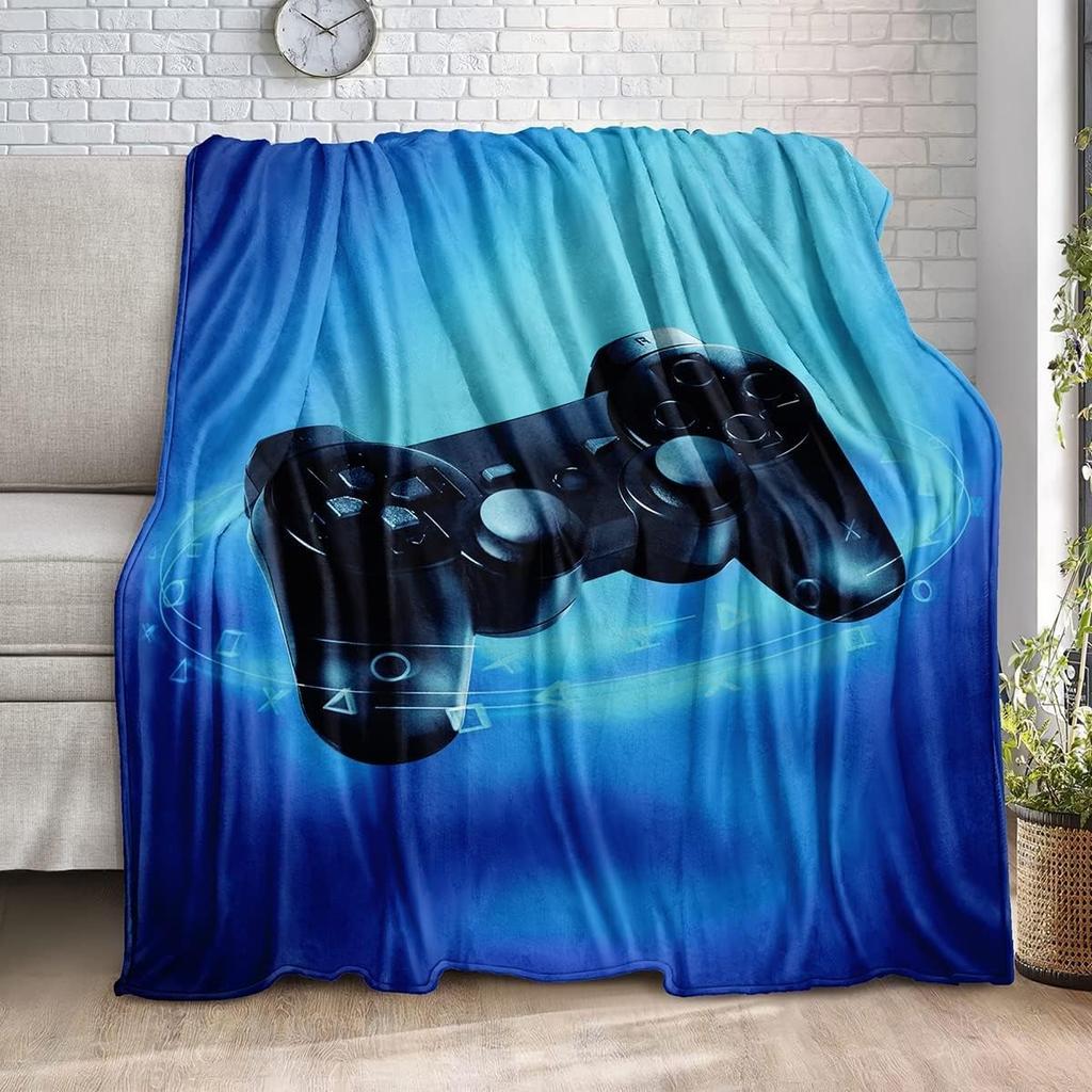 Super Soft Gaming Throw Blanket – Video Game-Inspired Gift for Kids, Teens & Boys – Perfect for Couch, Sofa or Bed