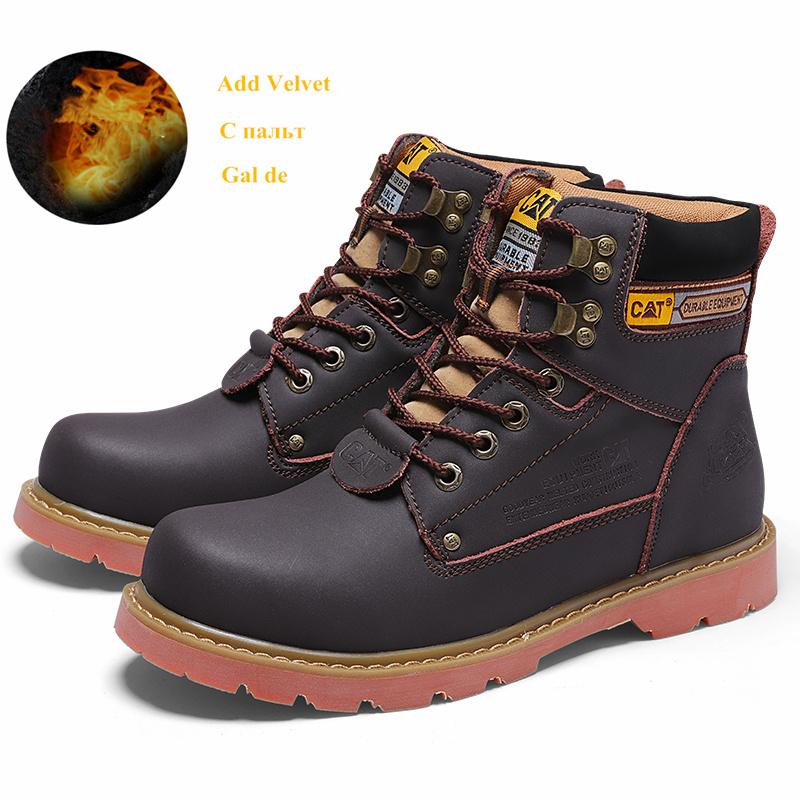 Designer Yellow Ankle Boots Men Women Fashion Winter Mens Leather Boots Comfortable Fur Motorcycle Boots Men Work Shoes Sneakers