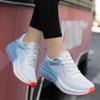 Women's Breathable Gradient Mesh Running Shoes Non Slip Lightweight Casual Sports Sneakers
