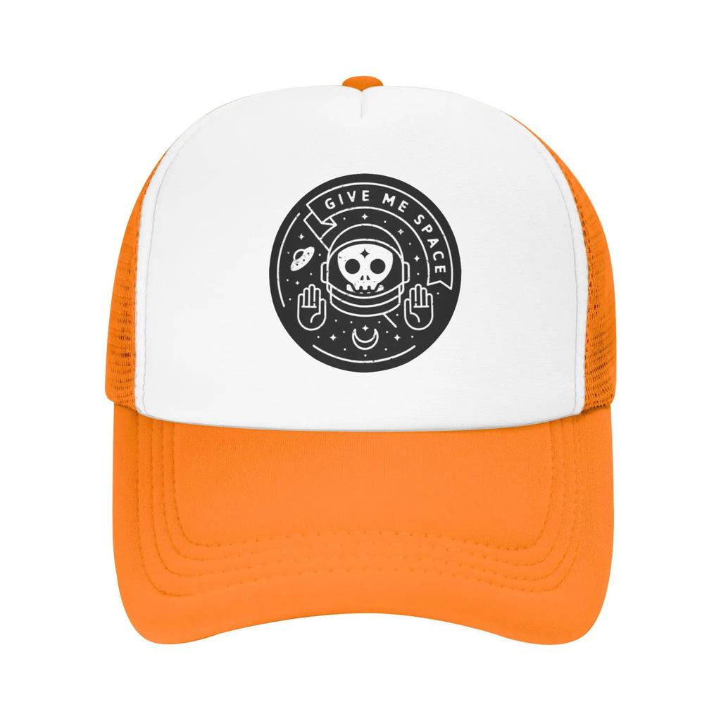 Give Me Space UFO Sport Mesh Baseball Caps Women Adult Female Beach Sunscreen Hat Trucker Cap