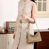 Women's first-layer cowhide bag 2025 new model genuine leather commuter dumpling bag, high-end commuter crossbody bag, handbag, underarm bag