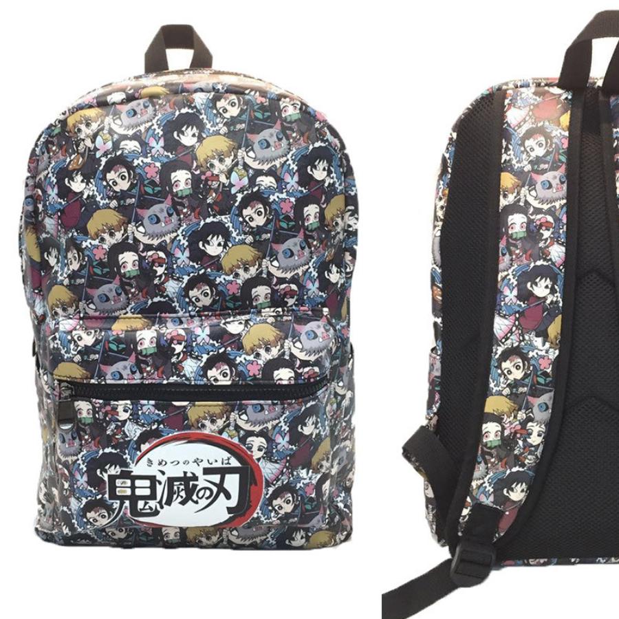 Japan cartoon comics Demon Slayer Fashionable and Unique Travel Backpack Student Shoulder Bag 0002 CLE
