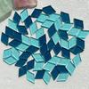 50g Clear Glass Mosaic Tiles Multi Color Mosaic Piece DIY Mosaic Making Stones for Craft Hobby Arts Home Wall Decoration Arte917