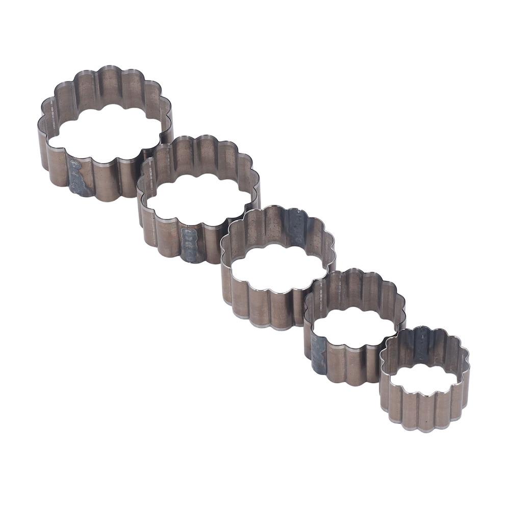 5PCS Alloy Steel Leather Cutting Dies Set  for Leather Craft, Handicrafts, Fabric, Clay