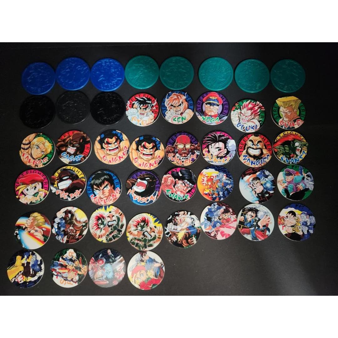 Street Fighter II Character Chip Menko 44 Piece Set