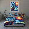 Wolf Starry Swirl. Bedding Duvet Cover Sets Duvet Covers Pillowcases Gifts (1 * Duvet Cover 2 * Pillowcases, Without Duvet Insert)