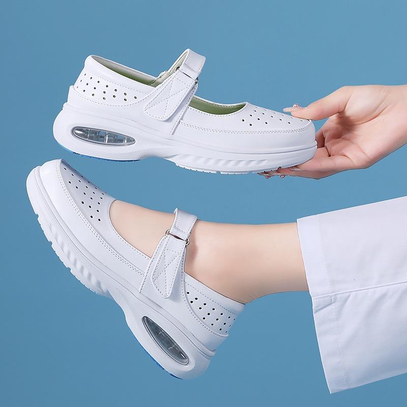 The New Nurse Shoes Are Comfortable Soft-soled Anti-slip and Breathable Height-increasing Shoes
