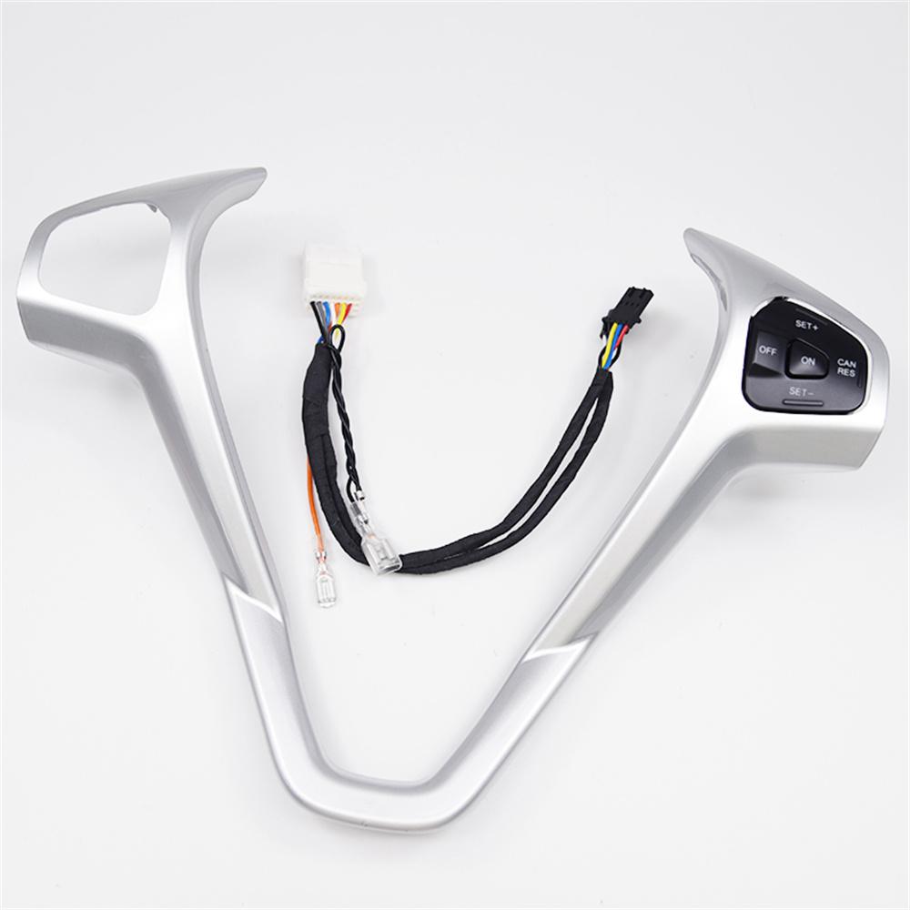 Steering Wheel Frame Panel+Right Button For Ford Fiesta MK7 MK8 ST Ecosport 2013