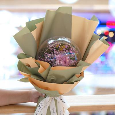 Bouquet Bobo Ball DIY Floral Bouquet, Creative, Festival Gift Packaging Transparent Flower
