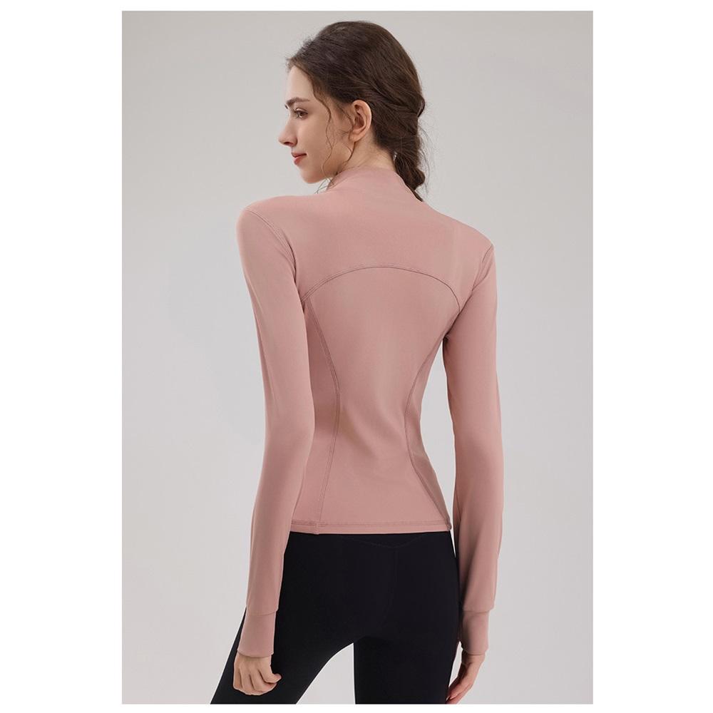 The New Yoga Pilates Jacket Is Slimming And Form-fitting, With A Stand-up Collar  High-end And Versatile Running, Fitness And Cycling Suit 