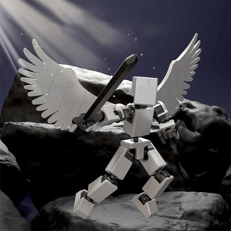 Titan13 Action Figure Multi Jointed Movable Nova Titan Lucky 13 Action Figure Poseable DIY Assembly Desk Ornament Dummy Gifts