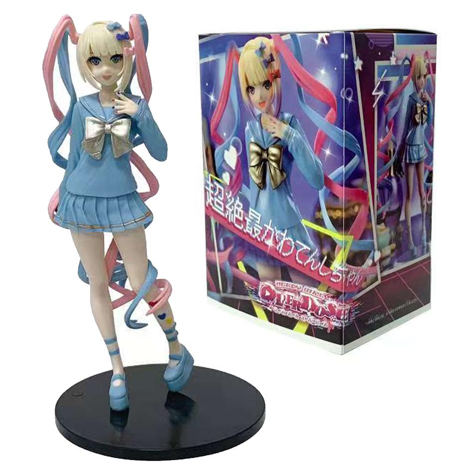 Anime Needy Girl Overdose Figures Cute Rain Action Figures Beautiful Girl Model Pvc Figurine Collection Desktop Birthday Gift‘S