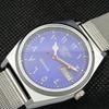 REFURBISHED VINTAGE SEIKO 5 AUTO 6309A JAPAN MENS D/D BLUE WATCH 565c-a266352-4