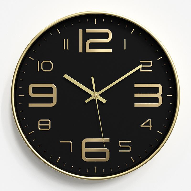 

Настенные часы для гостиной Часы Трехмерные рельефные пластиковые настенные часы Кварцевые часы Часы 10-дюймовые кварцевые часы