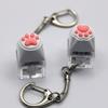 LED Pink Cat Claw Keycap Key Chain  Office Leisure Entertainment
