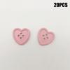 20Pcs/Set Buttons For Needlework Heart Sewing Button For Clothing Diy Accessories Decorative Craft Supplies
