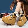 Aumento altezza interna CM invisibile pantofole opache design di nicchia fondo spesso stivali da neve alla moda sci Martin