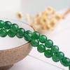 Natural Green Agate Loose Beads for DIY Jewelry Making 