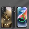 Golden gradient dragon For Samsung S26 S20Ultra S21 Pro S22 Plus S23 FE S24 Ultra S25 Edge  For  Magsafe Glass Phone Case