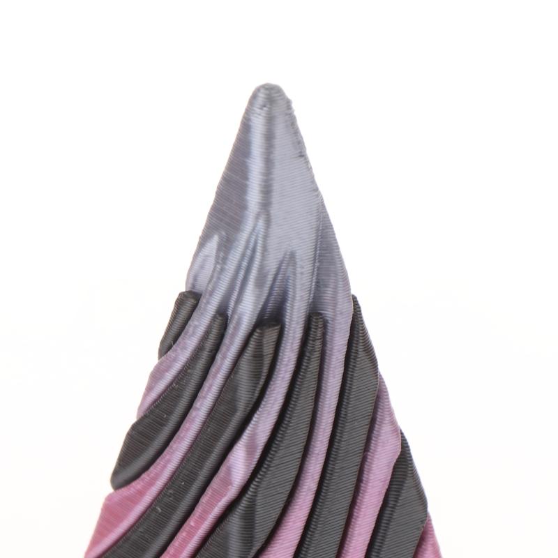 1 Stück Mini Vortex Faden Illusion Dekompressionsspielzeug 3D Gedrucktes Spiralkegel Fidget Spielzeug Unmögliche Pyramiden Skulptur