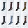 2 Blue Camouflage Blue x Made in Japan [Chiyoji Socks] Men's Ski/Snowboard Socks, Pairs, 25-27cm, & Pattern, Purple,