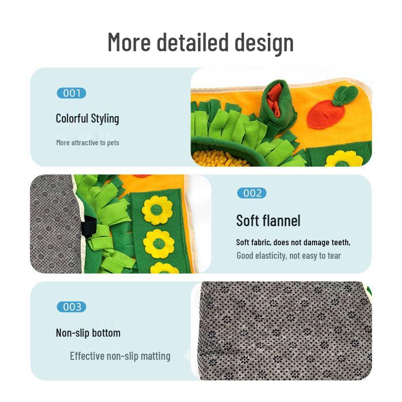 Pet Sniffing Mat: Interactive Slow Feeder & Anti-Choking Training Mat