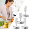 Jar Fermentation Lids 4-Pack Fermenting Kit With Intelligent Air Valve Fermenter Presser Silicone Seals For Pickles Making And
