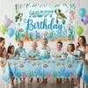 Polyester Photography Background Cartoon 180*110cm Birthday Background Decoration Colorful Underwater World Themed
