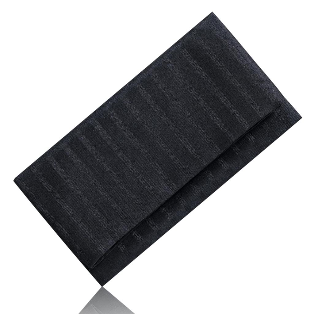 Fukushodo Prayer Bead Case (Modern Japanese Design - Kyoto Style) for Men and Women (Black)