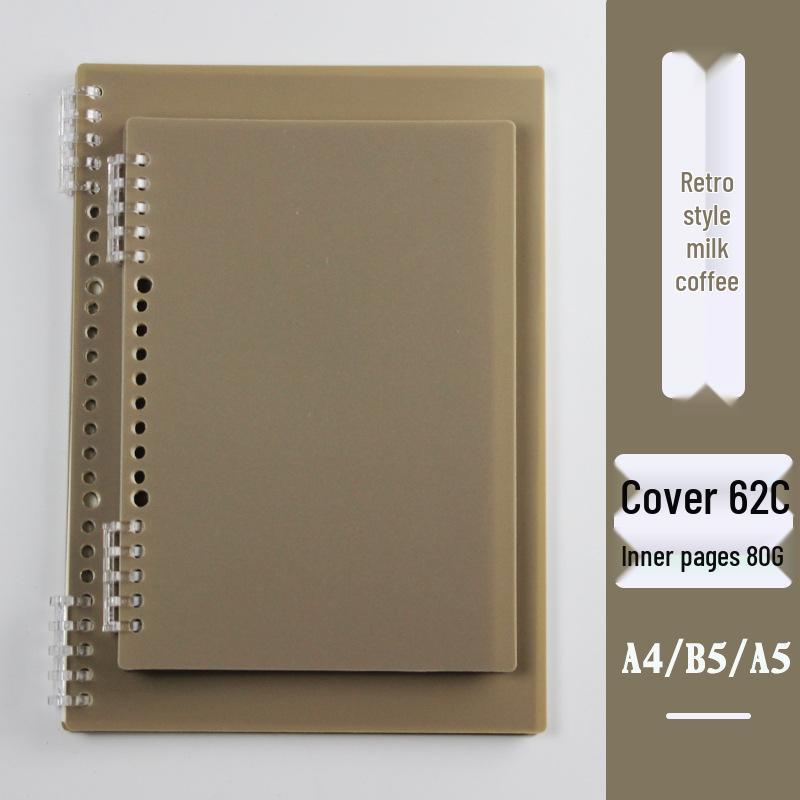 

Инновационный Минималистичный Матовый Блокнот на Спирали - Нежный для Рук, Дизайн на Разъемных Листах A4