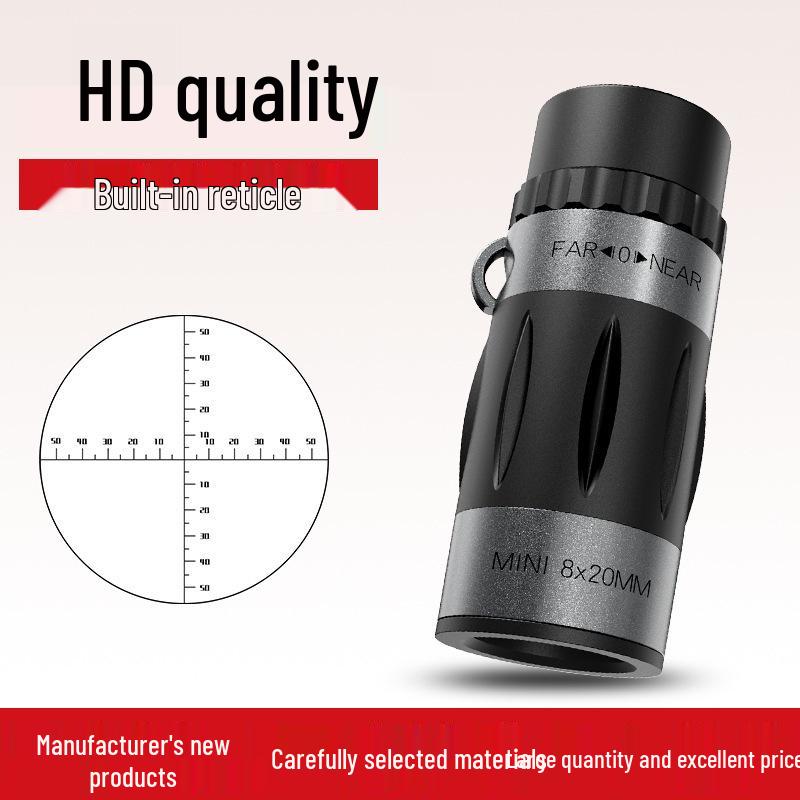 Custom 8x Portable Riflescope Monocular for Birdwatching