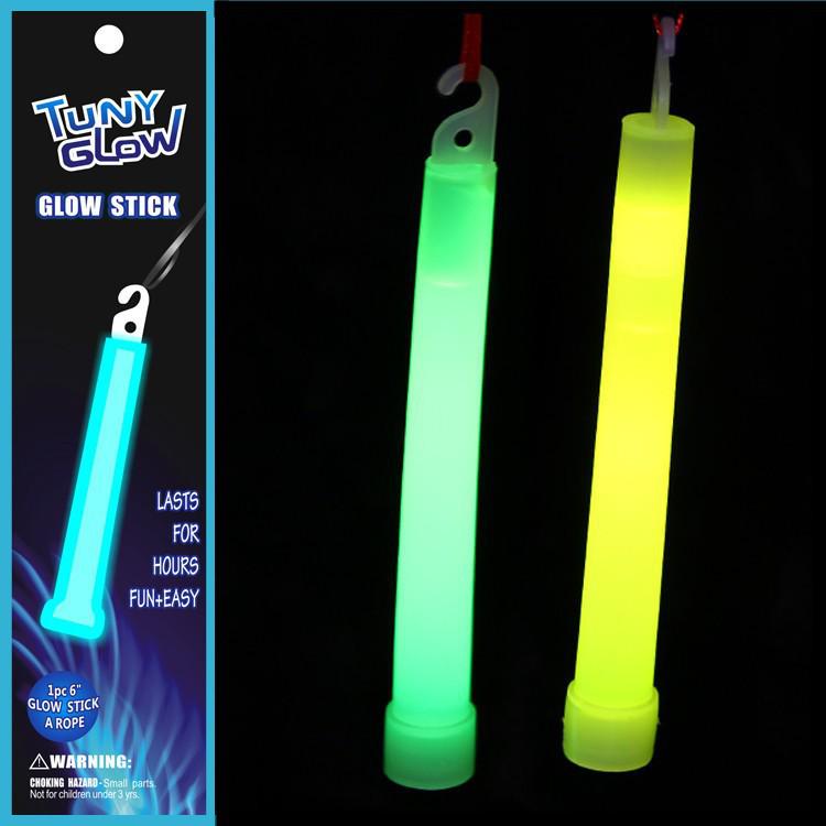 Hardcover 6-inch Large Fluorescent Light-Up Emergency Glow Stick