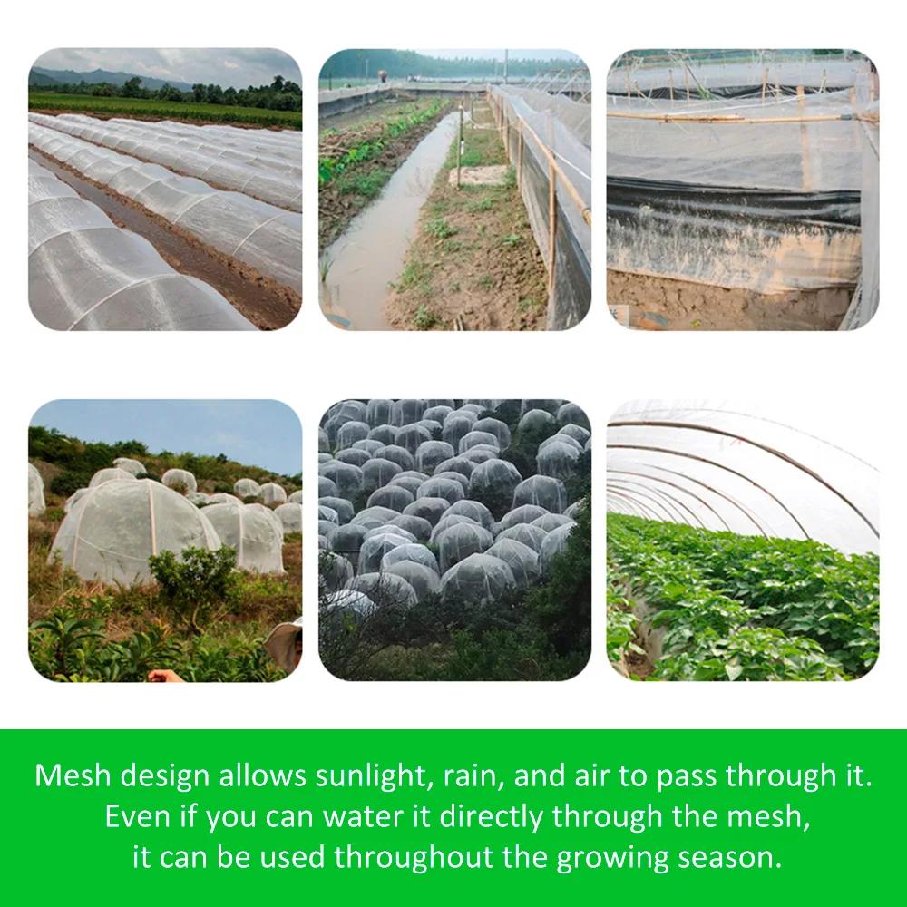Garden Insect Protection Net Vegetables Plant Fruit Care Cover Garden Mesh Planting Protection Anti-Bird Protective Net 60 Mesh