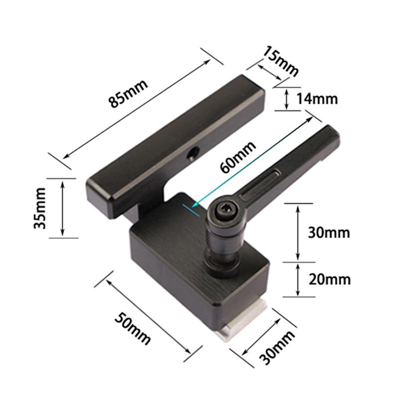 Chute Modification Limit Woodworking Slide Bar Chute Limit Flipping Tool T Slot Miter Track Stopper
