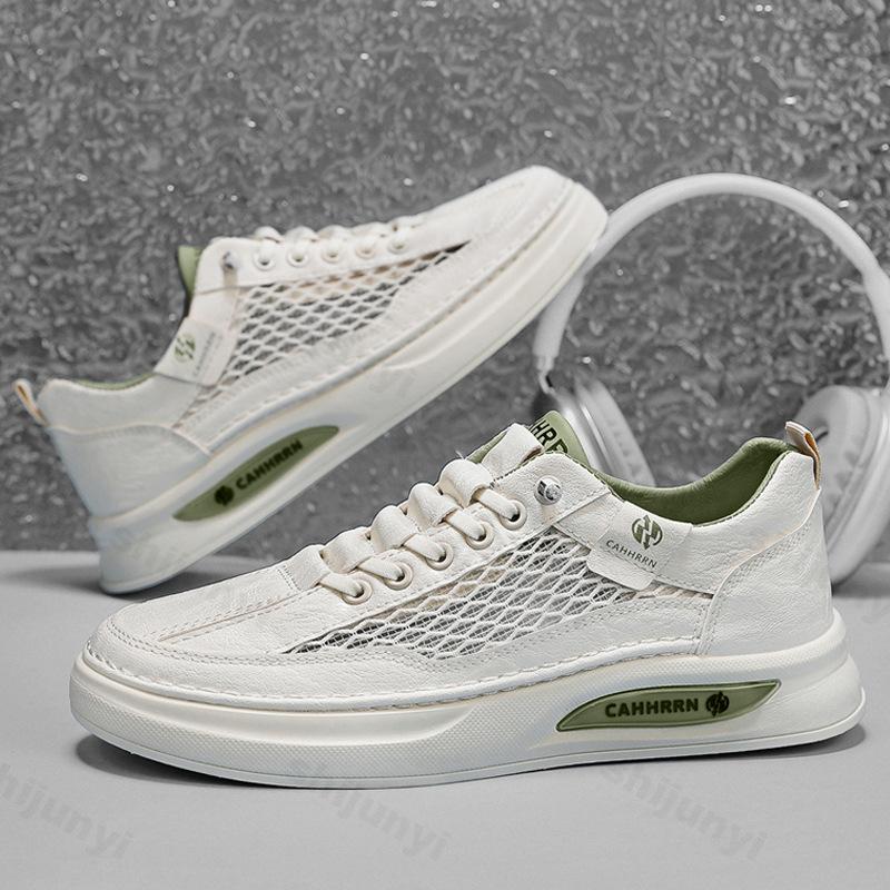 

Fashion 2025 New Style Men s Comfortable Breathable Light Mouth Color Blocked Casual Versatile Daily Flat Shoes Suitable for All Season 39