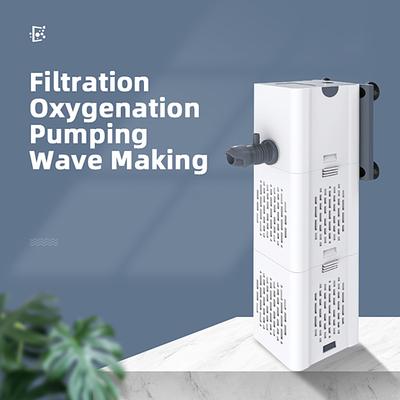 15W Akvaryum Filtresi, Balık Tankı Filtresi Akvaryum Filtrasyon Pompası Sirkülasyon İç Filtresi