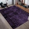 Motivational Quote Area Rug for Living Room Bedroom Modern Home Decor Black and White Typography Carpet Non Slip Floor Mat