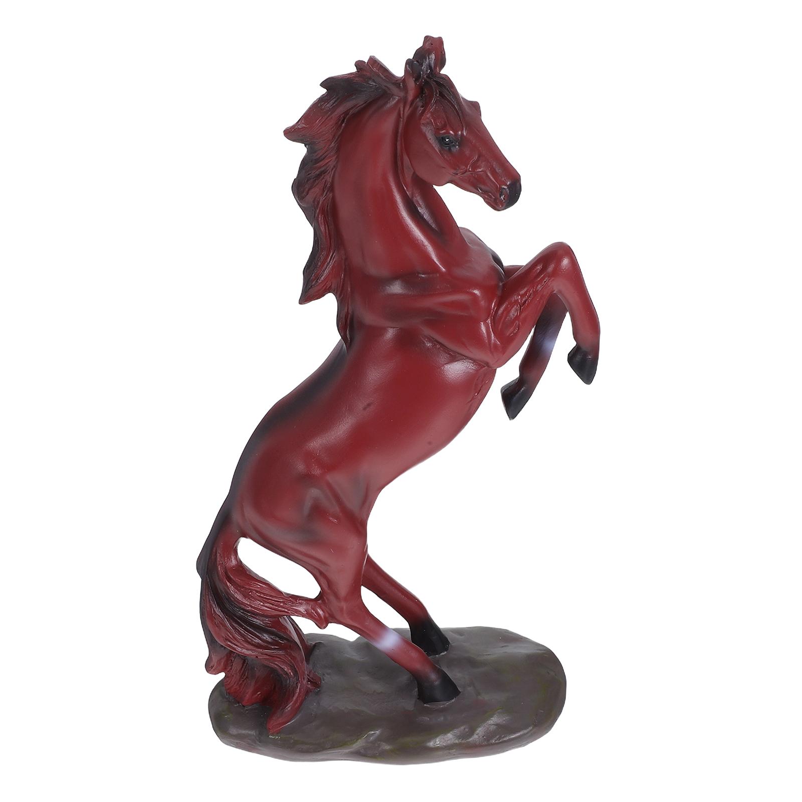 Zodiac Horse Sculpture 2026 Feng Shui Zodiac Horse Sculpture Home Decor Desktop Decorative Statues Horse Figurine For Office