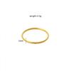Solid Plain Ring, Extremely Fine 18K Gold 316 Material, Simple And Versatile Titanium Steel, Non-Fading Couple Ring