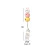 2304 Stainless Steel Cartoon Spoon Fork - Stackable, Cute, Kids' Christmas Soup Utensil