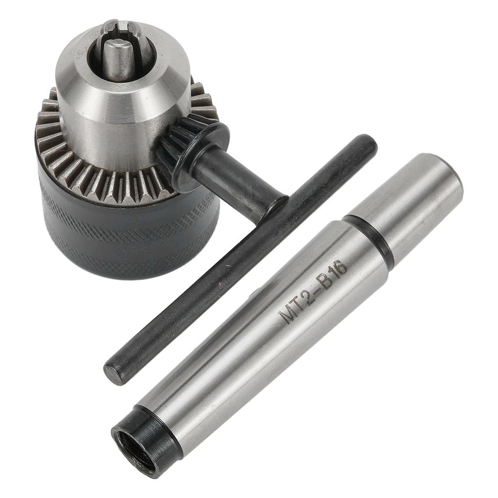 5/64\'\' To 1/2\'\' Drill Chuck Tool With MT2 Morse Taper Arbor and Key For Lathe